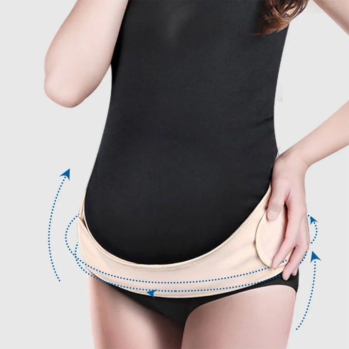 Verstelbare buikband, ondersteunt de babybuik en verlicht de rug voor zwangere vrouwen, comfortabel en ademend.
