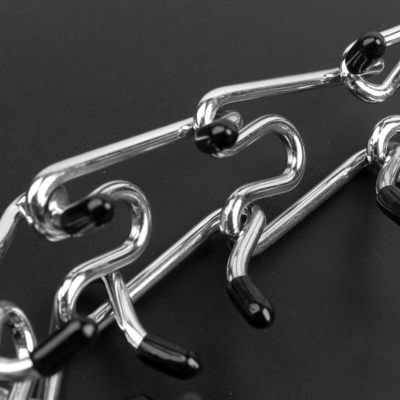 Verstelbare hondentrainingshalsband met rubberen pinnen, ideaal voor anti-trek training