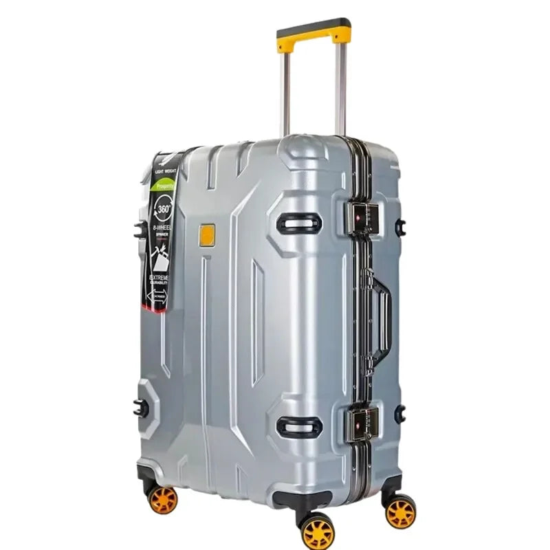 Moderne hardcase reiskoffer Kopenhagen met robuust aluminiumframe, ideaal voor veilige reisbagage.