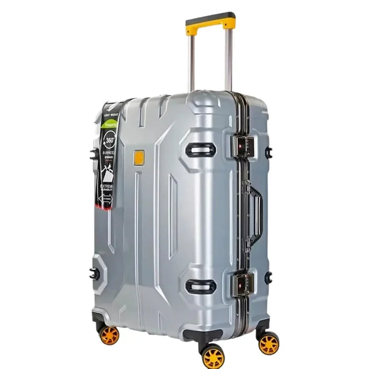 Moderne hardcase reiskoffer Kopenhagen met robuust aluminiumframe, ideaal voor veilige reisbagage.