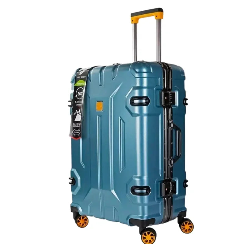 Duurzame Kopenhagen reiskoffer, een moderne hardcase met versterkt aluminiumframe voor frequente reizigers.