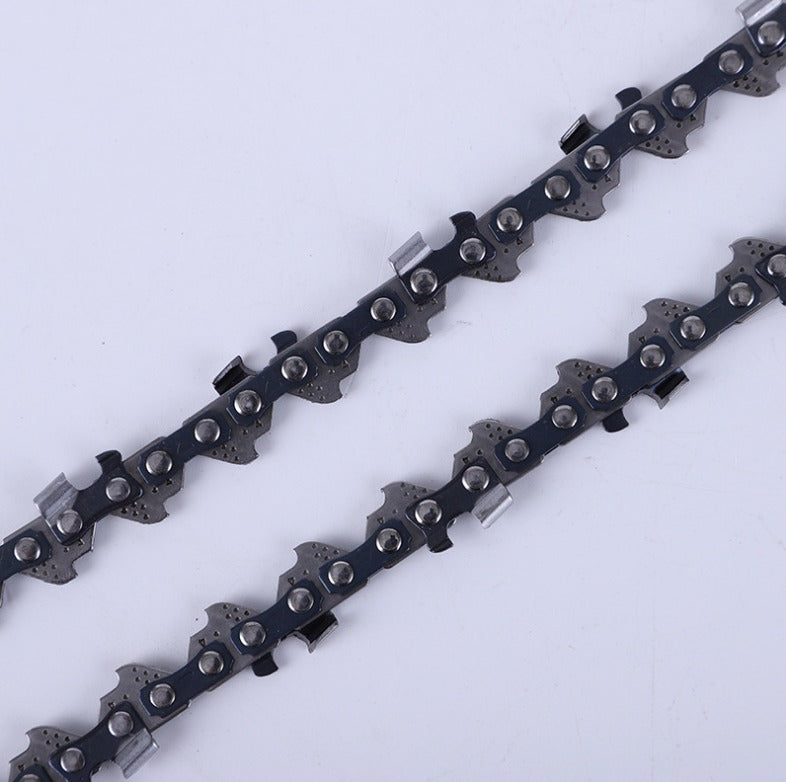Hoogwaardige zaagketting voor accu kettingzagen; essentieel gereedschap voor tuinieren en boomonderhoud.