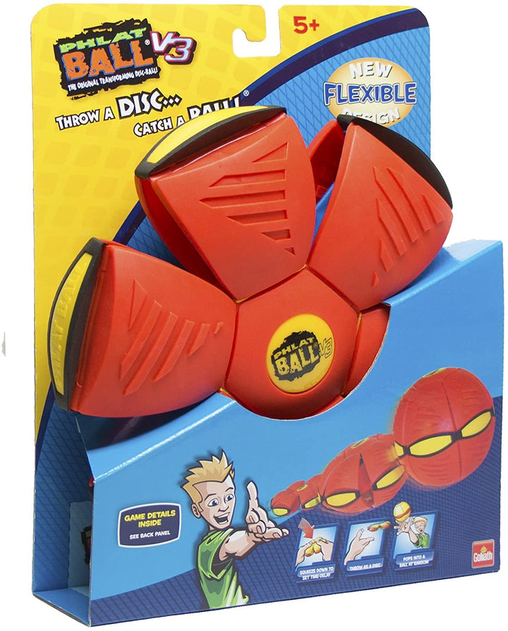 Buiten Transformeerbare Bal, speels ontwerp, verandert van schijf naar bal, felle kleuren, stevig, ideaal voor kinderen.