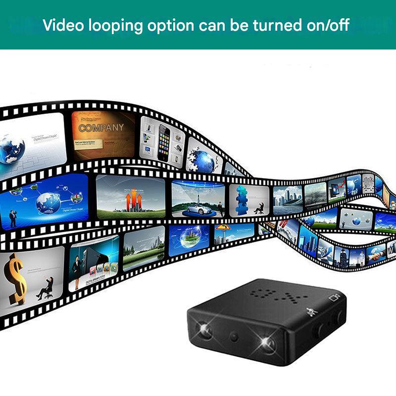Compacte microcamera voor onopvallende bewaking in HD-kwaliteit, ideaal voor kantoor.