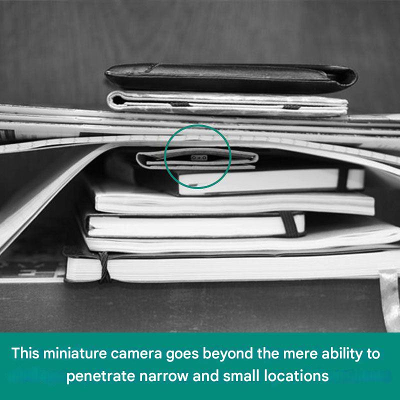 Vigilio microcamera met bewegingsdetectie, perfect voor discrete bewaking thuis of op kantoor.
