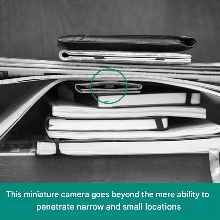 Vigilio microcamera met bewegingsdetectie, perfect voor discrete bewaking thuis of op kantoor.