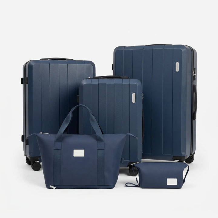 Bagage set met stevige zwenkwielen en veilig TSA slot, ideaal voor al je vakanties en reisgemak.