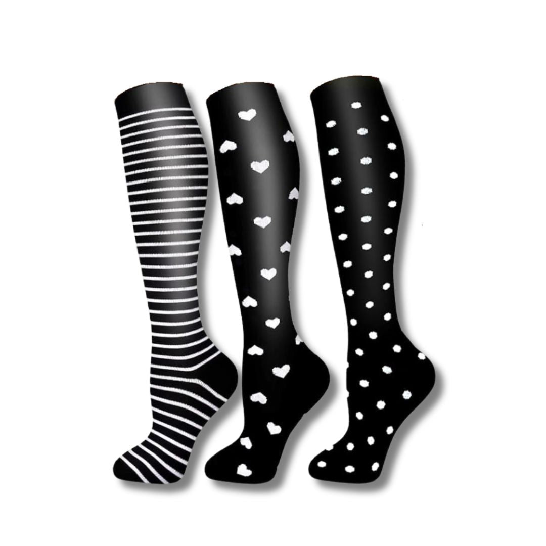 VitalEase dames compressiesokken, orthopedische ondersteuning voor comfortabele, gezonde benen.