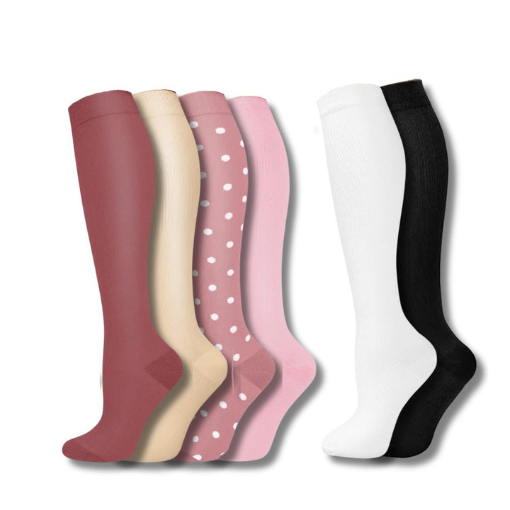 VitalEase orthopedische compressiesokken dames, bevordert bloedsomloop en spierherstel voor gezonde benen.