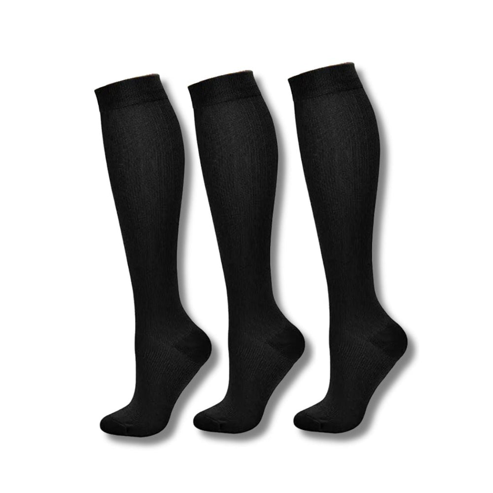 Dames VitalEase compressiesokken voor vermoeide benen, stimuleert bloedsomloop en biedt comfort.