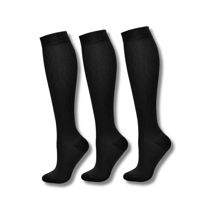 Dames VitalEase compressiesokken voor vermoeide benen, stimuleert bloedsomloop en biedt comfort.