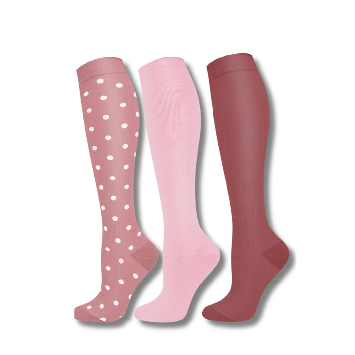 VitalEase dames compressiesokken voor sport en spierherstel, biedt optimale ondersteuning.