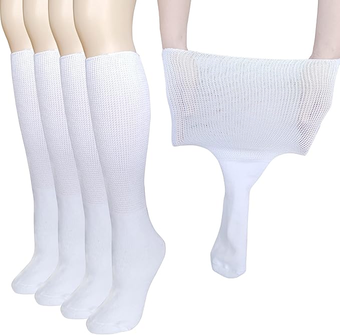 VitalSox extra brede diabetische sokken voor dames & heren; ideaal bij lymfoedeem en gezwollen voeten.