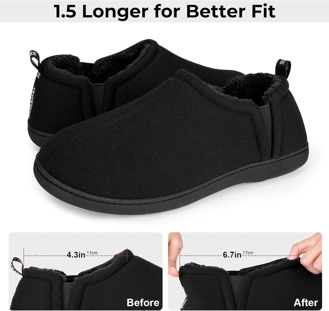 Warme heren pantoffels Noah (bruin) met een subtiel, tijdloos design.