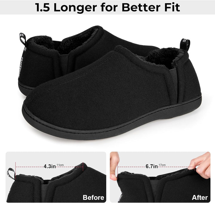 Warme heren pantoffels Noah (bruin) met een subtiel, tijdloos design.