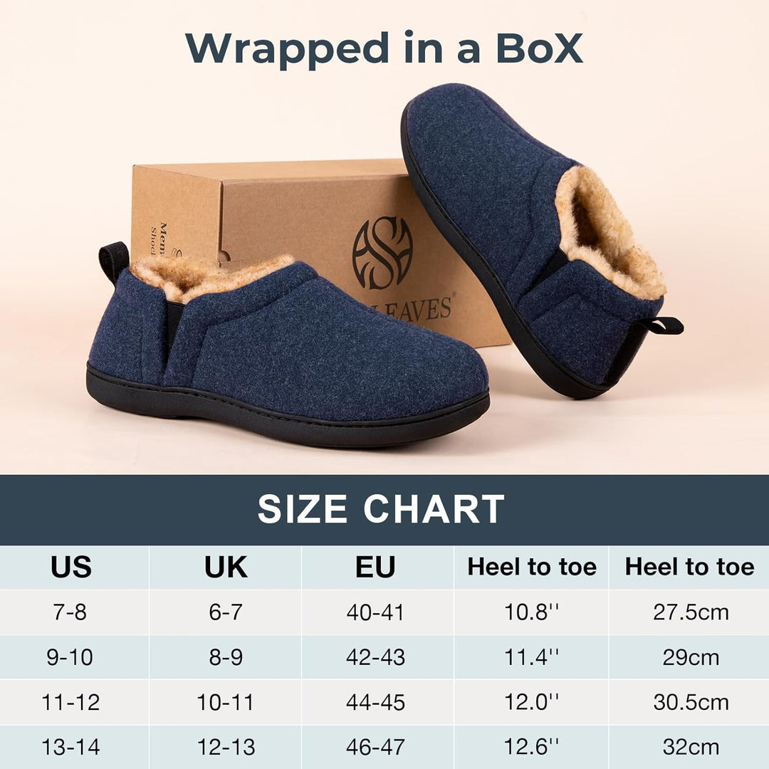 Donkergrijze heren pantoffels Noah, met ademende materialen voor extra comfort.