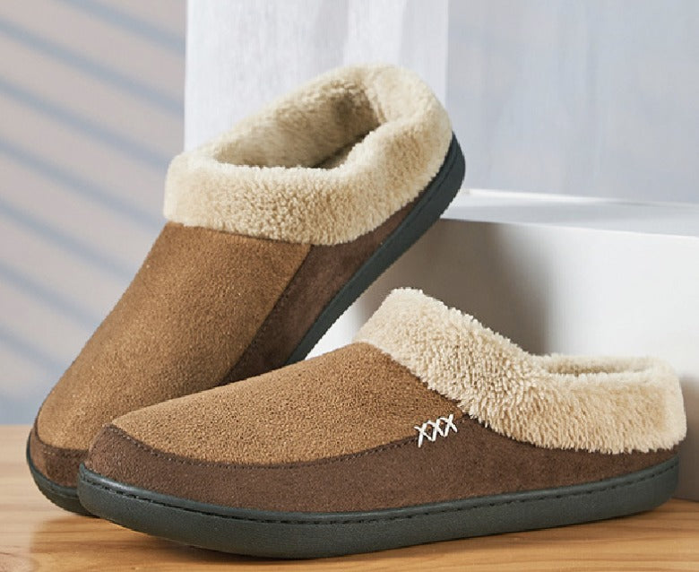 Warme heren winterpantoffels Lars, ideaal voor comfort thuis. Gezellige pantoffels houden voeten warm.