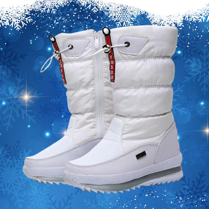 Warme Oslo dames winterlaarzen, comfortabel gevoerd, antislipzool, elegant ontwerp, waterafstotend materiaal.