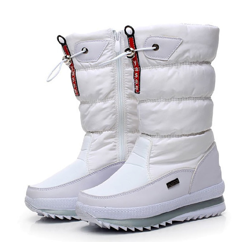 Warme Oslo dames winterlaarzen, comfortabel gevoerd, antislipzool, elegant ontwerp, waterafstotend materiaal.