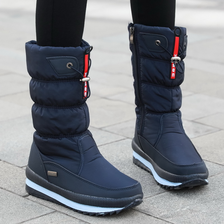 Warme Oslo dames winterlaarzen, comfortabel gevoerd, antislipzool, elegant ontwerp, waterafstotend materiaal.