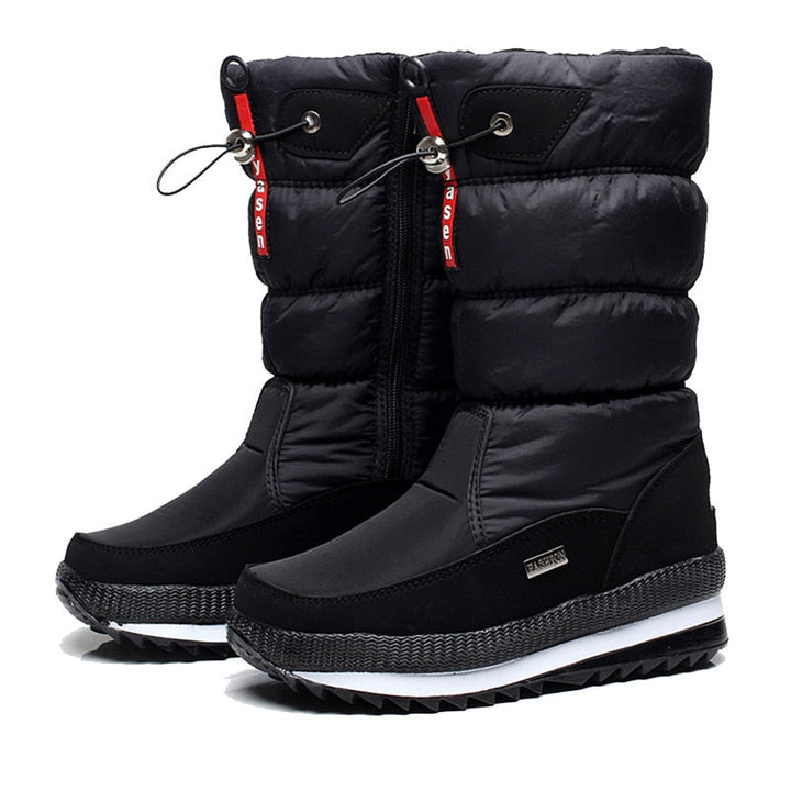 Warme Oslo dames winterlaarzen, comfortabel gevoerd, antislipzool, elegant ontwerp, waterafstotend materiaal.