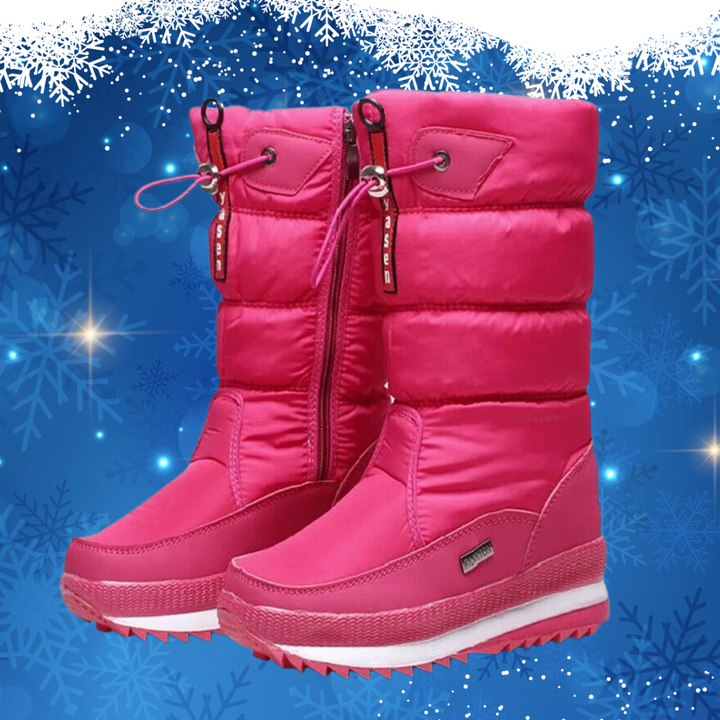 Warme Oslo dames winterlaarzen, comfortabel gevoerd, antislipzool, elegant ontwerp, waterafstotend materiaal.
