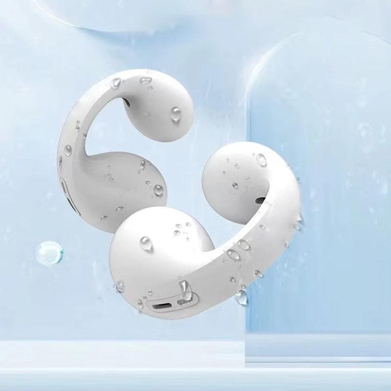 Waterdichte Bluetooth sportkoptelefoon, comfortabel voor de oren, optimale pasvorm, draadloos, ideaal voor sport en intensieve training.