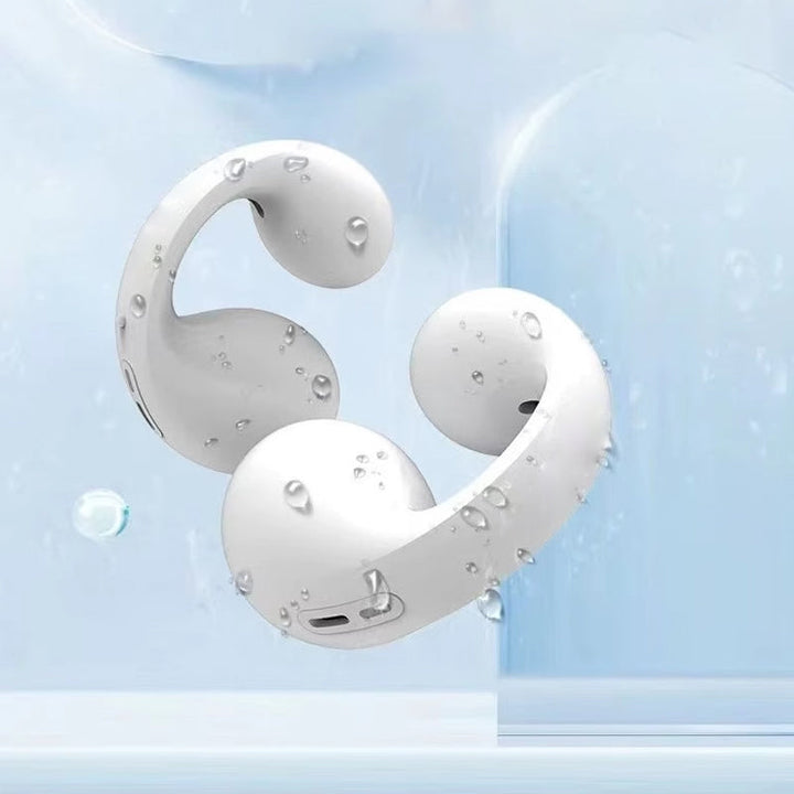 Waterdichte Bluetooth sportkoptelefoon, comfortabel voor de oren, optimale pasvorm, draadloos, ideaal voor sport en intensieve training.