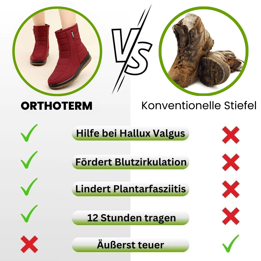 Waterdichte bruine dameslaarzen met antislipzool voor herfst en winter, geïsoleerd tegen kou.