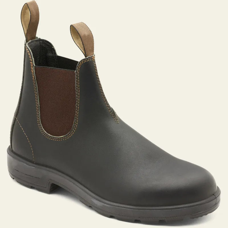 Waterdichte heren Chelsea boots, klassiek ontwerp, zwart, instapmodel, elegant en robuust schoeisel voor alle weersomstandigheden.