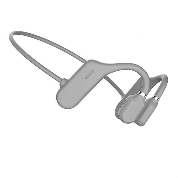 Waterdichte botgeleidingshoofdtelefoon, elegant zwart met Bluetooth 5.0, ideaal voor comfort en sportieve activiteiten