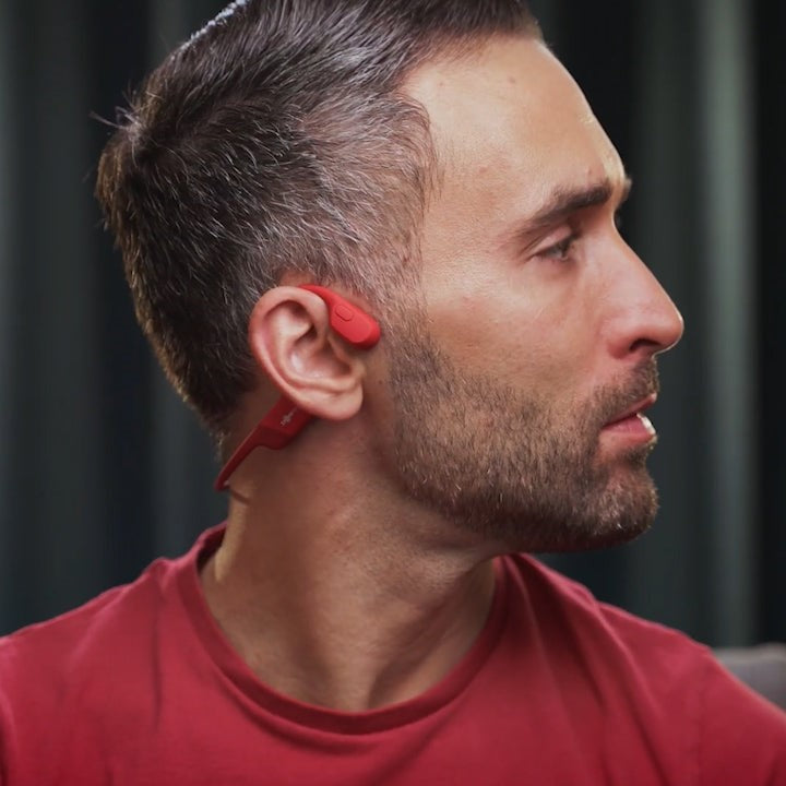 Waterdichte botgeleidingshoofdtelefoon, elegant zwart met Bluetooth 5.0, ideaal voor comfort en sportieve activiteiten