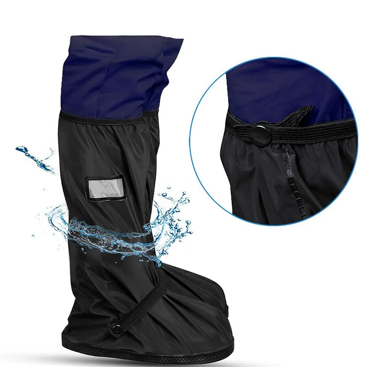 Wasserdichte overschoenen in de regen, 100% waterdicht, vuilafstotend, perfecte bescherming tegen het weer, gemakkelijk te gebruiken