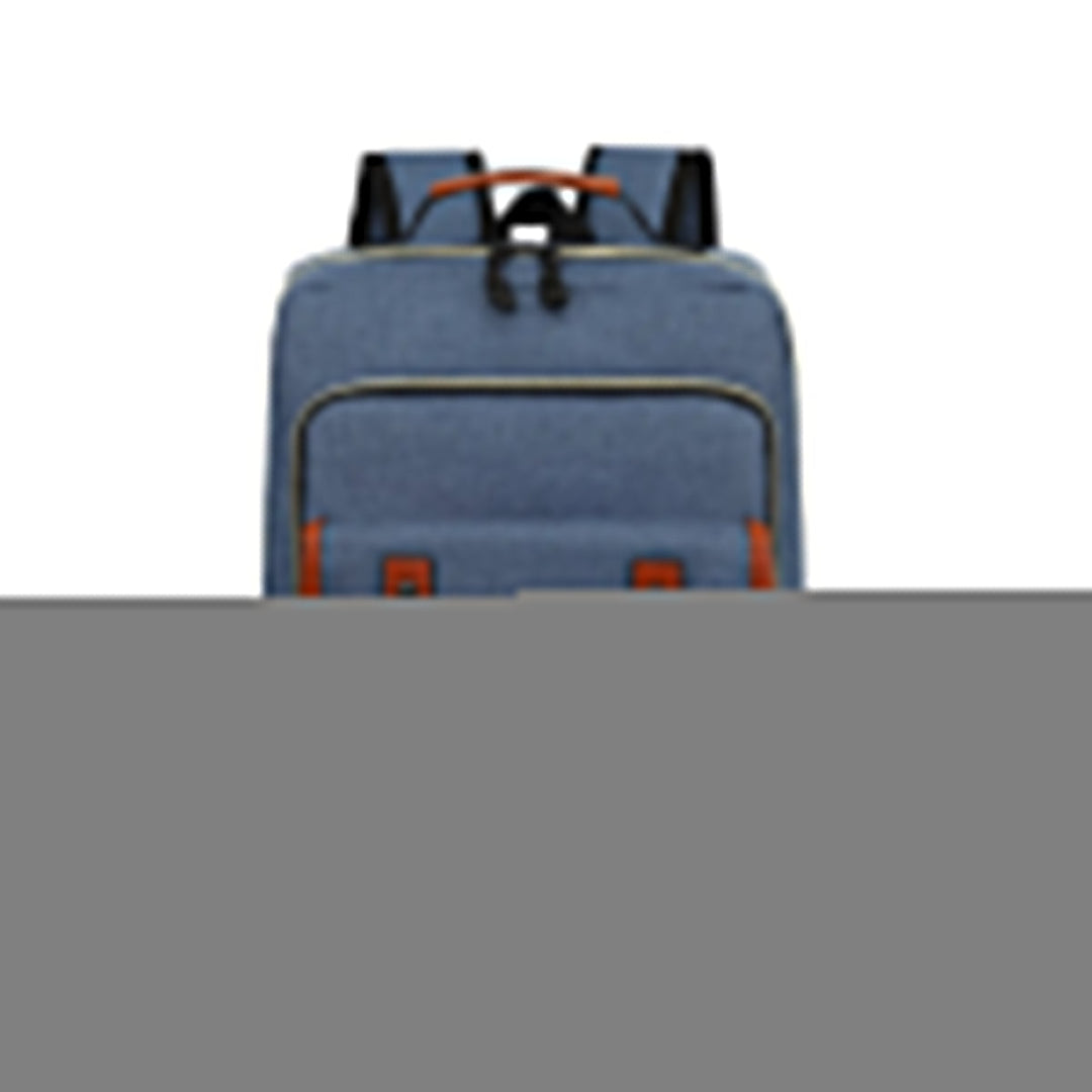 Waterdichte laptoprugzak van canvas, veelzijdig met veel vakken, verkrijgbaar in klassieke kleuren, unisex design.