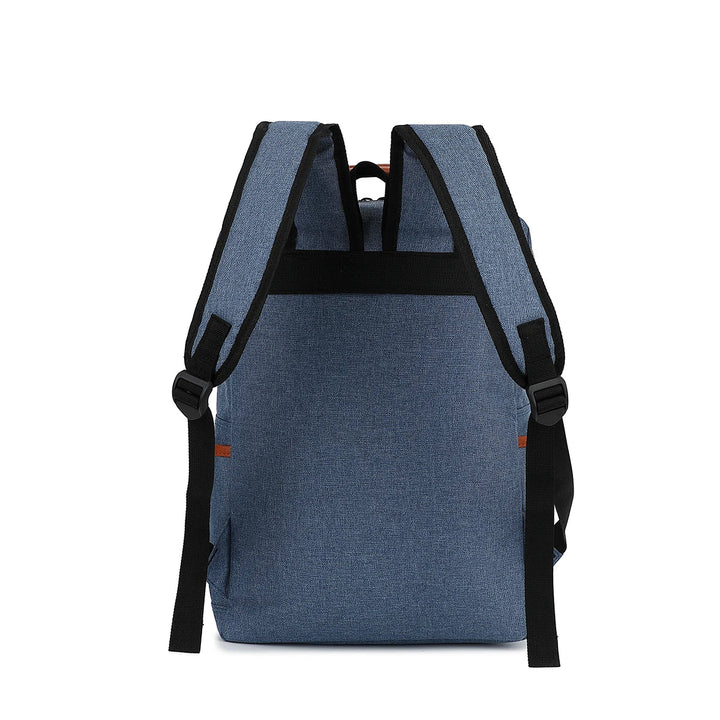 Waterdichte laptoprugzak van canvas, veelzijdig met veel vakken, verkrijgbaar in klassieke kleuren, unisex design.