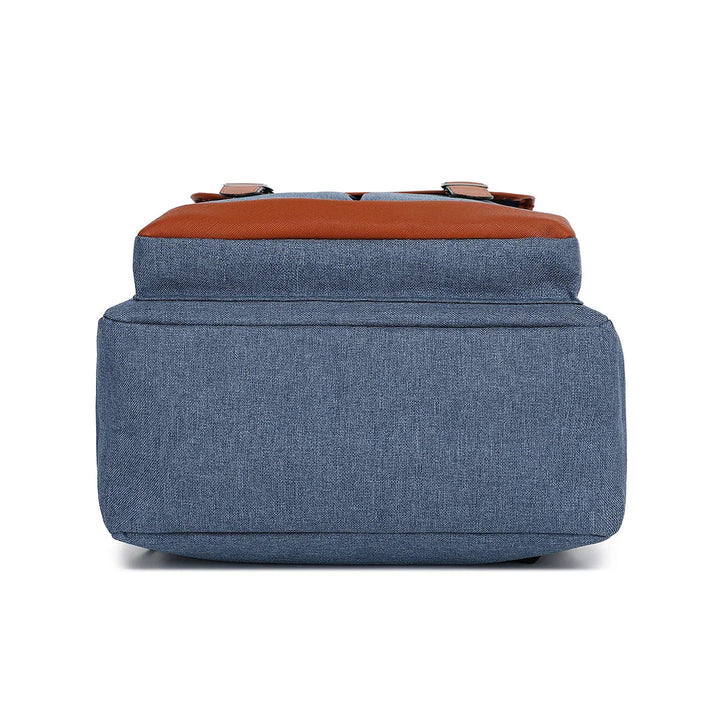 Waterdichte laptoprugzak van canvas, veelzijdig met veel vakken, verkrijgbaar in klassieke kleuren, unisex design.