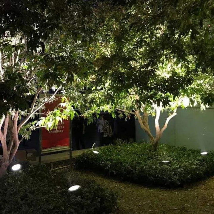 Waterdichte LED Buitenbouwschijnwerper van aluminium, draaibaar, IP65, geschikt voor tuinen en reclameborden