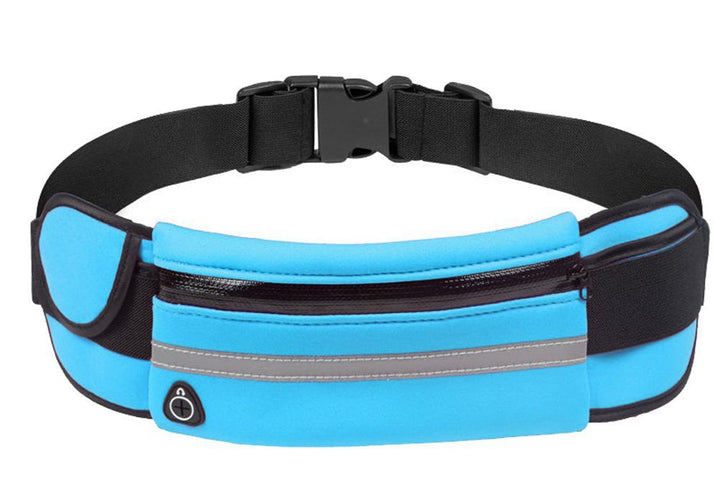Blijf droog en georganiseerd met dit waterdichte unisex heuptasje tijdens je hardlooprondje of workout.