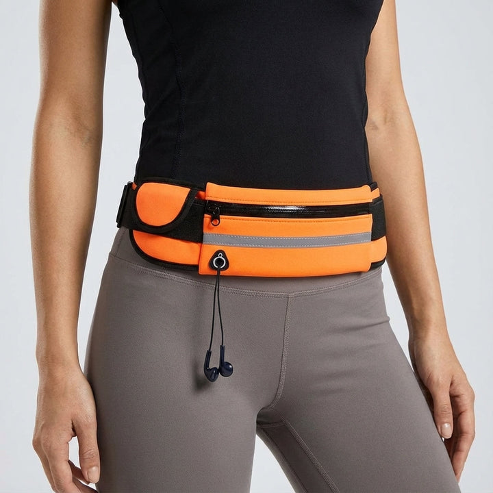 Flexibele hardloop heuptas voor heren & dames, waterdicht, geschikt voor langeafstandslopen.