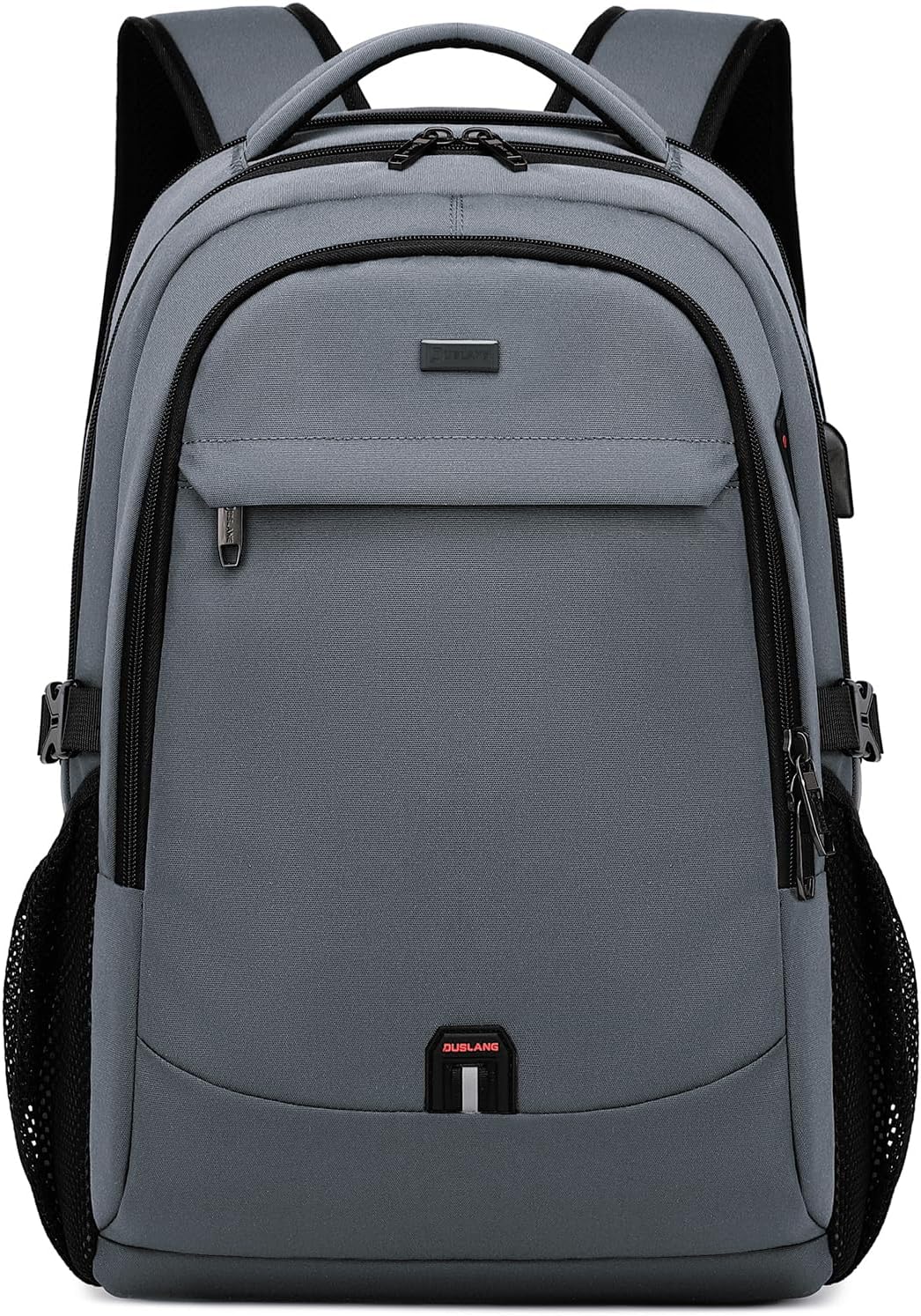 Waterdichte uniseks reis laptop rugzak met USB-poort, ideaal voor studenten en forenzen.
