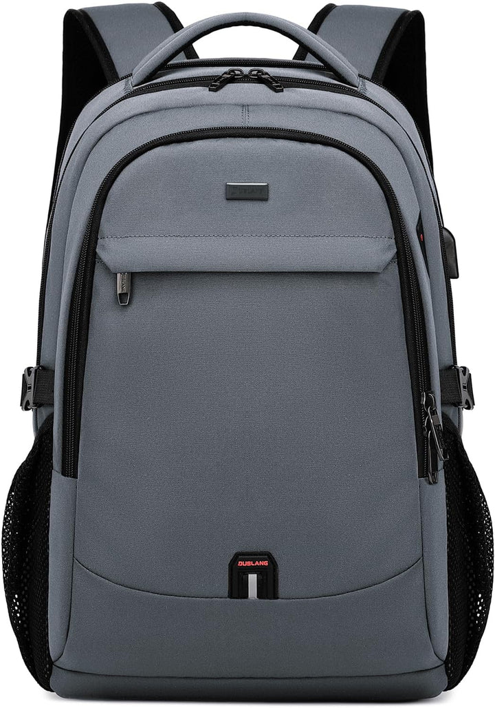 Waterdichte uniseks reis laptop rugzak met USB-poort, ideaal voor studenten en forenzen.