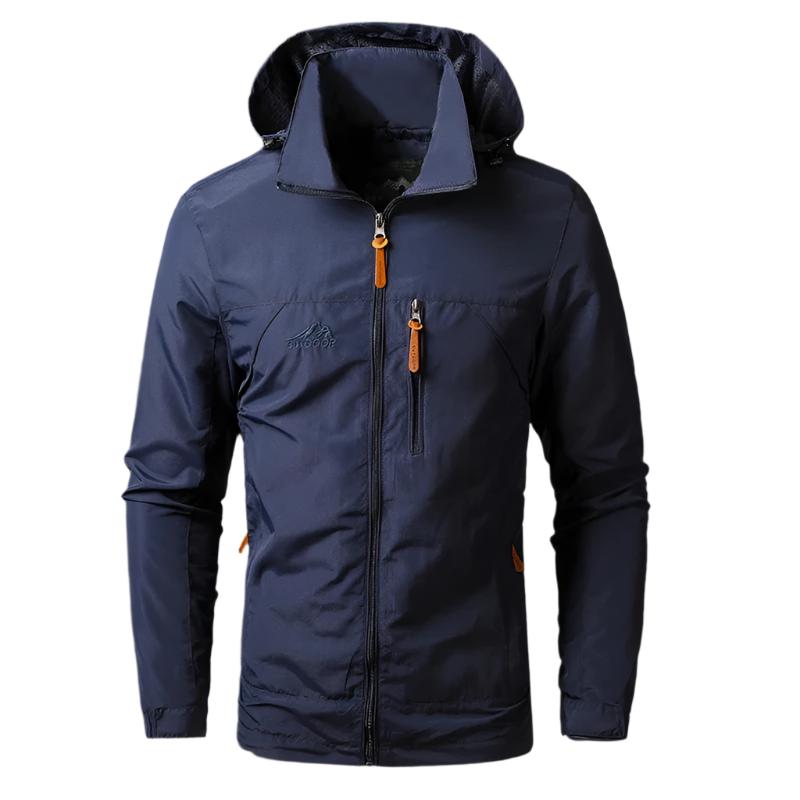 Waterdichte heren regenjas Arvid, perfecte winddichte outdoor jas voor alle weersomstandigheden.