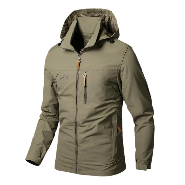 Stijlvolle waterdichte herenmode jas Arvid, winddicht en comfortabel voor herenkleding.