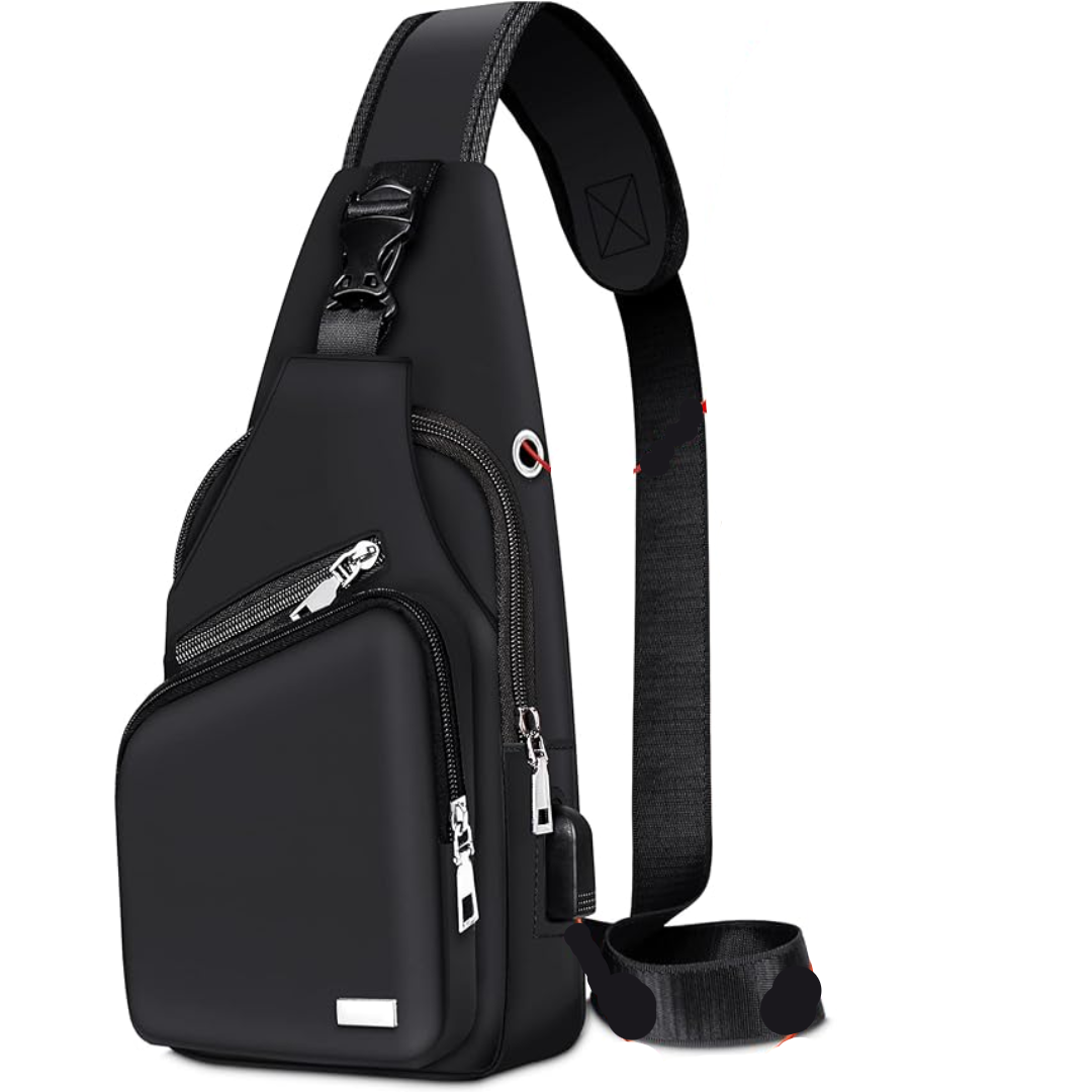 WaveSling waterdichte sling bag, unisex, perfect voor avontuur en dagelijks gebruik.