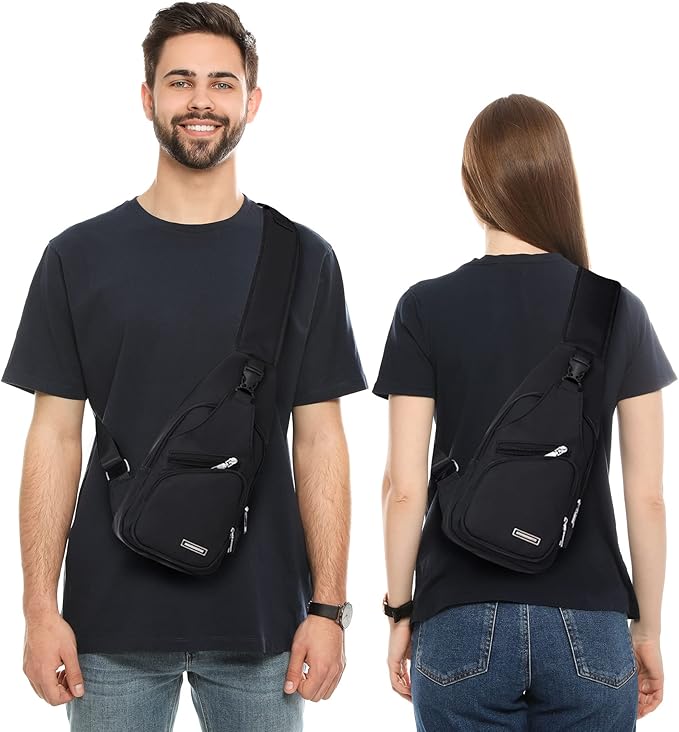 Essential waterdichte WaveSling outdoor tas, perfect voor wandelen, fietsen en reizen.