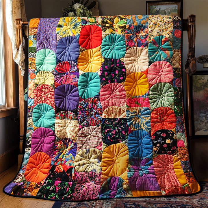 Omkeerbaar patchwork dekbed in stralende kleuren voor het hele jaar door welzijn, elegante quilts.