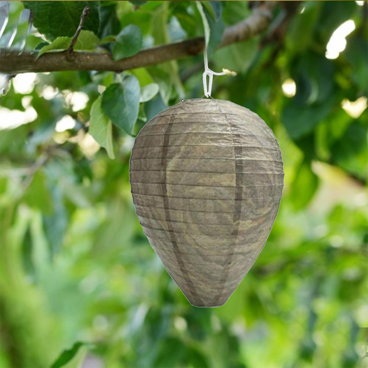 Wespennest Afweerlamp met hangend beschermingsnet voor insectenwering in de tuin, moderne lichtbron, milieuvriendelijk