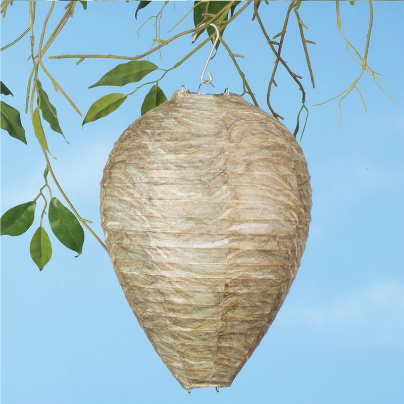 Wespennest Afweerlamp met hangend beschermingsnet voor insectenwering in de tuin, moderne lichtbron, milieuvriendelijk