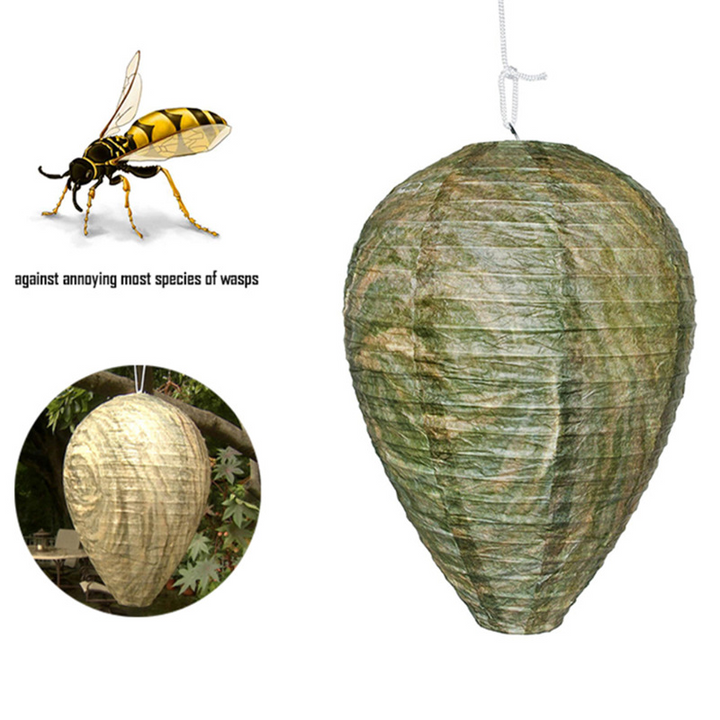 Wespennest Afweerlamp met hangend beschermingsnet voor insectenwering in de tuin, moderne lichtbron, milieuvriendelijk
