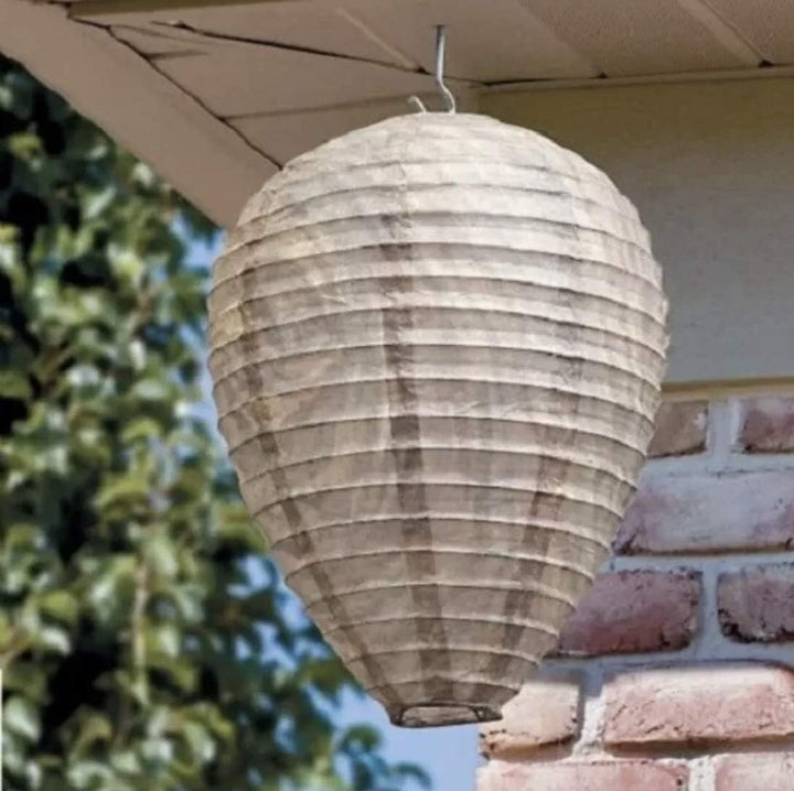 Wespennest Afweerlamp met hangend beschermingsnet voor insectenwering in de tuin, moderne lichtbron, milieuvriendelijk
